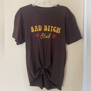 Bad b club graphic tee
